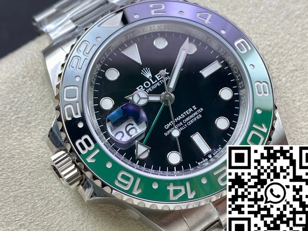 M126720VTNR-0001 TravelReady GMT 1166 Master Rolex Black Factory Clean Dial II 0816